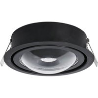 Luminaire encastrable LED Megatron Solo Intro, noir mat