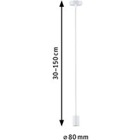 Paulmann Ravi pendelsockel E27, matt vit