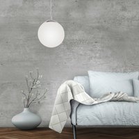 Paul Neuhaus Bolo pendant light, glass shade, Ø 20cm