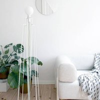 GRUPA Model M1 LED floor lamp white cable white