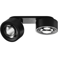 Egger DLS LED-Spot Clippo Optic Duo, schwarz/schwarz, DTW