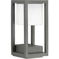 Albert Leuchten Wali LED wall light as open Quader, anthracite