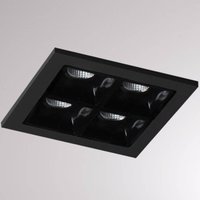Molto Luce Liro LED downlight black 34° 3,000 K