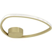 EGLO LED-Deckenleuchte MOSCHELLA, messingfarben, Ø 38 cm CCT
