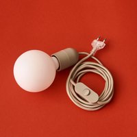 HAY E27-uttag COMMON, betongrå, anslutningskabel 240 cm