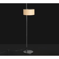 Oluce Parallel 396 golvlampa, läderskärm sand