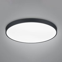 Trio Lighting LED-taklampa Waco, CCT, Ø 75 cm, svart matt