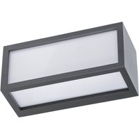 G & L Handels GmbH Utomhusvägglampa 400157, antracit, aluminium, längd 25,2 cm, IP54