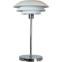Dyberg Larsen DL31 table lamp metal white