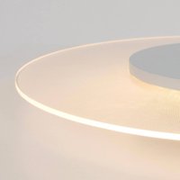 Steinhauer Round LED ceiling light Birma in white, dimmable