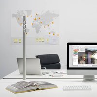 ERCO Lucy LED table lamp with base, white 930