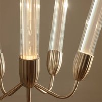 UMAGE hänglampa Lemon Squeeze lång, mässing, Ø 85,6 cm