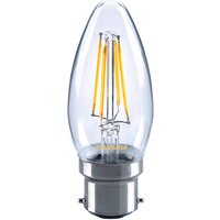 Sylvania LED-kronljuslampa B22 4,5 W 827 klar