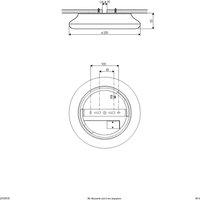 EVN Catino LED-taklampa, CCT, 25 cm
