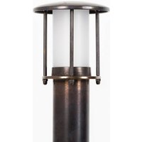 K.S. Verlichting Resident 2 path lamp in brass, bronze
