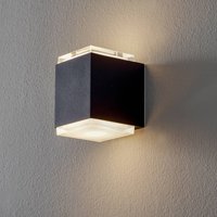 BEGA 50063 LED-vägglampa 3 000 K 9 cm sammetssvart