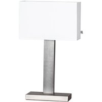 Lampe de table By Rydéns Prime Hauteur 47 cm nickel/blanc