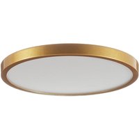 ORION LED-taklampa Vika, rund, matt guld, Ø 30 cm