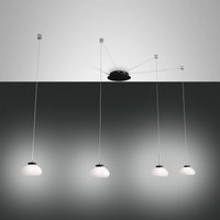 Fabas Luce Arabella hanging lamp decentralised 4-bulb white