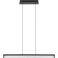 EGLO LED-hänglampa Cardito Tunable white 100 cm svart
