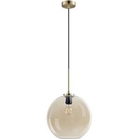 Dyberg Larsen Loop hanging light 30 cm amber/brass