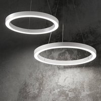 Ideallux Ideal Lux LED-hänglampa Oracle, Ø 60 cm, vit, 3 000 K