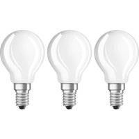 OSRAM LED-lampa E14 4W, varmvit, 470 lumen, 3-pack