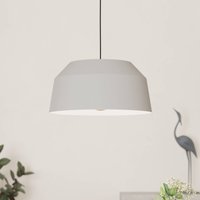 EGLO Contrisa pendant light in grey, 1-bulb, Ø 38 cm