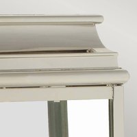 Elstead St Martins outdoor lamp, 1-bulb polished nickel