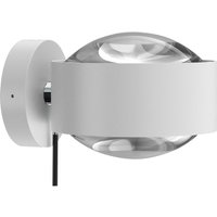 Top Light Puk Maxx Wall+ LED, clear lenses, white matt/chrome