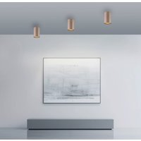 Plafonnier LED PURE pour salle de bain Point, couleur bronze, Ø 6 cm, IP44