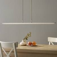 Steinhauer Zelena LED-pendellampa, stål, längd 122 cm, metall, CCT