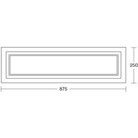 HerzBlut Otto O plafonnier rectangle noyer