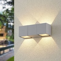 ELC Vanda LED-utomhusvägglampa, vit