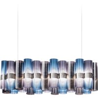 Slamp LED-hänglampa La Lollo, blå/violett, 100 cm