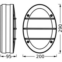 OSRAM utomhusvägglampa ENDURA CLASSIC ORBICK, mörkgrå, IP65