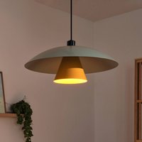 OSRAM hanging light Decor Flying Mushroom, green/yellow, steel, E27