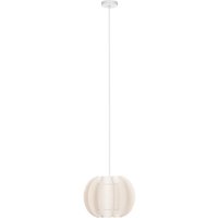 Lindby Hängeleuchte Winslow, cremeweiß, Ø 35 cm, E27
