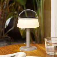 Lindby lampe de table LED Mikkel, beige, intensité variable, 7 cm