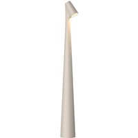 Vibia LED rechargeable table lamp Africa, height 45 cm, light beige