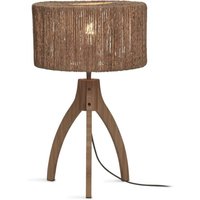 GOOD & MOJO Iguazu Tischlampe, Dreibein, natur