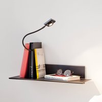 Ingo Maurer Oskar on the Shelf, black, left