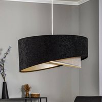 Maco Design Pendellampa Vivien trefärgad svart/grå/silver