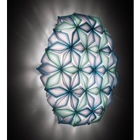 Slamp La Vie L ceiling light, width 71 cm, blue
