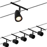 Paulmann Cup cable lighting basic 5-bulb black