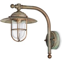 Moretti Luce Snygg vägglampa Bruno i antik stil