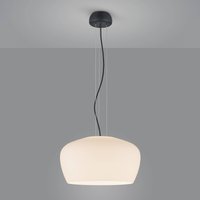 Helestra Veda hanging light opal glass, white