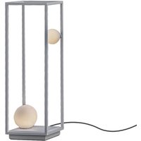 Karman Abachina LED floor lamp 2-bulb white 70cm