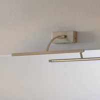 Freelight LED-vägglampa Matisse, bredd 45 cm, silver