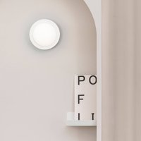 FARO BARCELONA LED-vägglampa May IP44, vit
